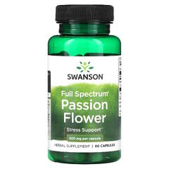 Swanson Full Spectrum Passion Flower Пассифлора 500mg 60 капс.