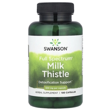 Swanson Full Spectrum Milk Thistle, Расторопша для печени 500mg 100 капс.