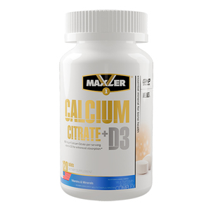 Maxler Calcium Citrate + D3