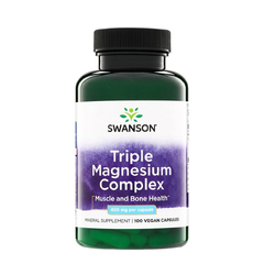Swanson Triple Magnesium Complex 400mg 100 капс.