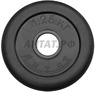Диск "Антат" тренировочный обрезиненный 1,25кг, 2,5 кг, 5 кг,10 кг, 15 кг, 20 кг посадочный д 26мм.