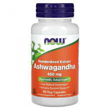 NOW Ashwagandha, ашваганда Extract 450mg 90 капс.